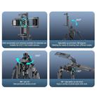 YESIDO SF17 Multifunctional Retractable Metal Tripod Stand Selfie Stick for Cell Phones Camera(Black) - 5