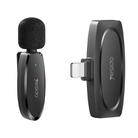 YESIDO KR12 Low-latency Wireless Lavalier Microphone with 8 Pin Receiver(Black) - 1