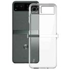 For Motorola Razr 40 imak UX-6 series All-inclusive Shockproof Airbag TPU Invisible Phone Case(Transparent) - 1