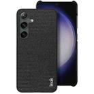 For Samsung Galaxy S24+ 5G imak Ruiyi Series Cloth Texture PU + PC Phone Case(Black) - 1