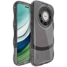 For Huawei Mate 60 Pro / 60 Pro+ IMAK Wave Bubble Soft Shockproof Phone Case(Transparent Black) - 1