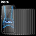 For Unihertz Tank 3 Pro 8849 10pcs 0.26mm 9H 2.5D Tempered Glass Film - 1