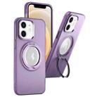 For iPhone 11 MagSafe 360 Rotate Ring Holder PC Phone Case(Purple) - 1