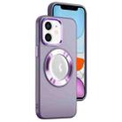 For iPhone 11 MagSafe Skin-feel CD Texture PC Phone Case(Purple) - 1