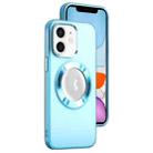 For iPhone 11 MagSafe Skin-feel CD Texture PC Phone Case(Sierra Blue) - 1