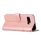 For Google Pixel 9a Stitching Calf Texture Buckle Leather Phone Case(Pink) - 3