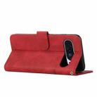 For Google Pixel 10 / 10 Pro Stitching Calf Texture Buckle Leather Phone Case(Red) - 3