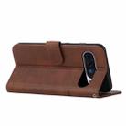 For Google Pixel 10 Pro XL Stitching Calf Texture Buckle Leather Phone Case(Brown) - 3