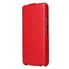 For Samsung Galaxy S25+ 5G Fierre Shann 64 Texture Vertical Flip PU Leather Phone Case(Red) - 2