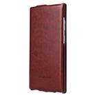 For Samsung Galaxy S25 Ultra 5G Fierre Shann 64 Texture Vertical Flip PU Leather Phone Case(Brown) - 2