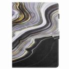 For iPad 11 Pro 2020 / Air 4 10.9 Marble Pattern Stitching Smart Leather Tablet Case(Black Gold) - 2