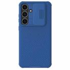 For Samsung Galaxy S24+ 5G NILLKIN Black Mirror Pro Series Camshield PC Phone Case(Blue) - 1