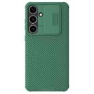 For Samsung Galaxy S24+ 5G NILLKIN Black Mirror Pro Series Camshield PC Phone Case(Green) - 1