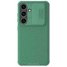 For Samsung Galaxy S24 5G NILLKIN Black Mirror Pro Series Camshield PC Phone Case(Green) - 1