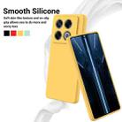 For Infinix GT 20 Pro Solid Color Liquid Silicone Dropproof Full Coverage Phone Case(Yellow) - 3