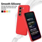 For Infinix Hot 50 4G Solid Color Liquid Silicone Dropproof Full Coverage Phone Case(Red) - 3