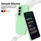 For Infinix Hot 50 4G Solid Color Liquid Silicone Dropproof Full Coverage Phone Case(Green) - 3