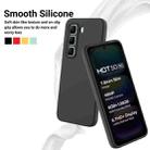 For Infinix Hot 50 5G Solid Color Liquid Silicone Dropproof Full Coverage Phone Case(Black) - 3