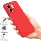 For Infinix Smart 9 Solid Color Liquid Silicone Dropproof Full Coverage Phone Case(Red) - 2