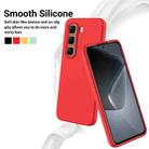 For Infinix Hot 50 Pro 4G Solid Color Liquid Silicone Dropproof Full Coverage Phone Case(Red) - 3