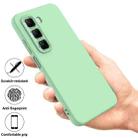 For Infinix Hot 50 Pro 4G Solid Color Liquid Silicone Dropproof Full Coverage Phone Case(Green) - 2