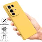 For Infinix Note 50 4G  / 50 Pro 4G Solid Color Liquid Silicone Dropproof Full Coverage Phone Case(Yellow) - 2
