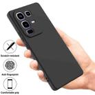 For Infinix Note 50x Solid Color Liquid Silicone Dropproof Full Coverage Phone Case(Black) - 2