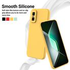 For Infinix GT 30 Pro Solid Color Liquid Silicone Dropproof Full Coverage Phone Case(Yellow) - 3
