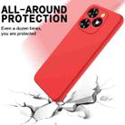 For Infinix Smart 10 HD / Tecno Pop 10C Solid Color Liquid Silicone Dropproof Full Coverage Phone Case(Red) - 3