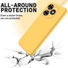 For Infinix Smart 10 HD / Tecno Pop 10C Solid Color Liquid Silicone Dropproof Full Coverage Phone Case(Yellow) - 3