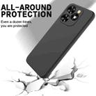 For Infinix Smart 10 HD / Tecno Pop 10C Solid Color Liquid Silicone Dropproof Full Coverage Phone Case(Black) - 3