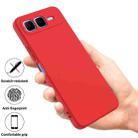 For Infinix Smart 10 Plus 4G Solid Color Liquid Silicone Dropproof Full Coverage Phone Case(Red) - 2