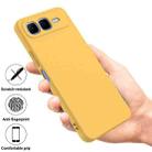 For Infinix Smart 10 Plus 4G Solid Color Liquid Silicone Dropproof Full Coverage Phone Case(Yellow) - 2