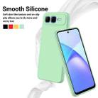 For Infinix Smart 10 Plus 4G Solid Color Liquid Silicone Dropproof Full Coverage Phone Case(Green) - 3
