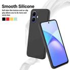 For Infinix Smart 10 4G / Tecno Pop 10 Solid Color Liquid Silicone Dropproof Full Coverage Phone Case(Black) - 3