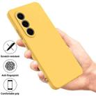 For itel S25 Solid Color Liquid Silicone Full Coverage Phone Case(Yellow) - 2