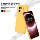 For vivo T3x / Y200i 5G Solid Color Liquid Silicone Dropproof Full Coverage Phone Case(Yellow) - 3