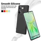 For vivo Y200 Pro Solid Color Liquid Silicone Dropproof Full Coverage Phone Case(Black) - 3