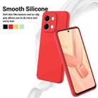 For vivo Y28 4G Solid Color Liquid Silicone Dropproof Full Coverage Phone Case(Red) - 3