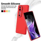 For vivo V40 / S19 Pro Solid Color Liquid Silicone Dropproof Full Coverage Phone Case(Red) - 3