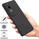 For vivo V40 / S19 Pro Solid Color Liquid Silicone Dropproof Full Coverage Phone Case(Black) - 2