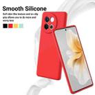 For vivo V40 Lite Solid Color Liquid Silicone Dropproof Full Coverage Phone Case(Red) - 3