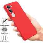 For vivo Y19s Solid Color Liquid Silicone Dropproof Full Coverage Phone Case(Red) - 2