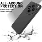 For vivo X200 Solid Color Liquid Silicone Dropproof Full Coverage Phone Case(Black) - 3