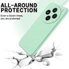 For vivo X200 Solid Color Liquid Silicone Dropproof Full Coverage Phone Case(Green) - 3