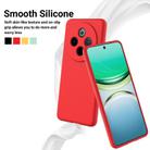 For vivo Y300 Pro Solid Color Liquid Silicone Dropproof Full Coverage Phone Case(Red) - 3