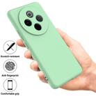 For vivo Y300 Pro Solid Color Liquid Silicone Dropproof Full Coverage Phone Case(Green) - 2
