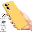 For vivo Y04 4G / Y29s 5G / Y19e India Solid Color Liquid Silicone Dropproof Full Coverage Phone Case(Yellow) - 2