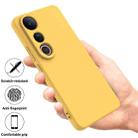 For vivo V50 Lite 4G / 5G Solid Color Liquid Silicone Dropproof Full Coverage Phone Case(Yellow) - 2