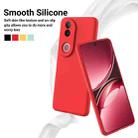 For vivo V50e 5G Solid Color Liquid Silicone Dropproof Full Coverage Phone Case(Red) - 3